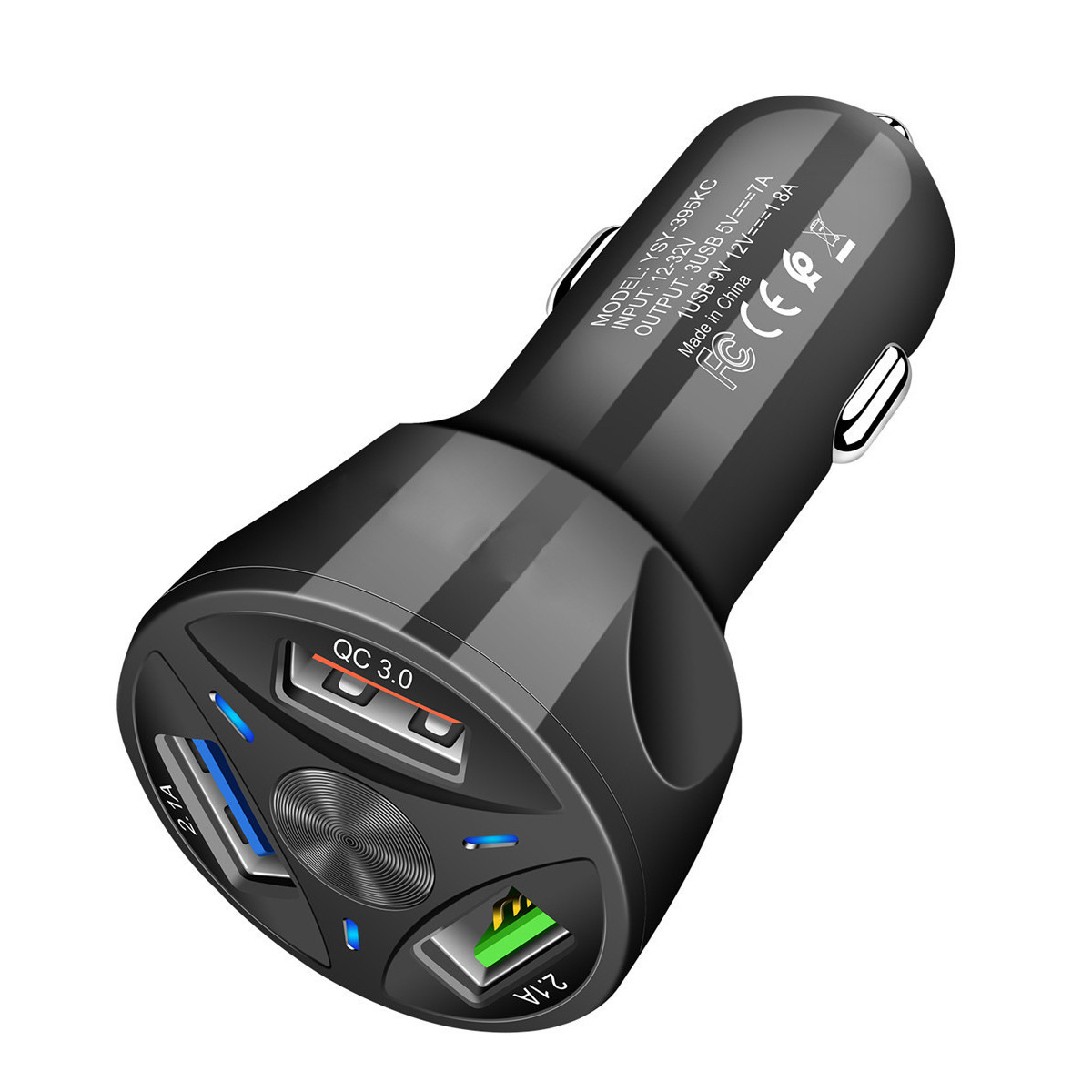 Fast Charge Car Charger One For Four Car Mobile Phone Charger Car Charger - 图片 7