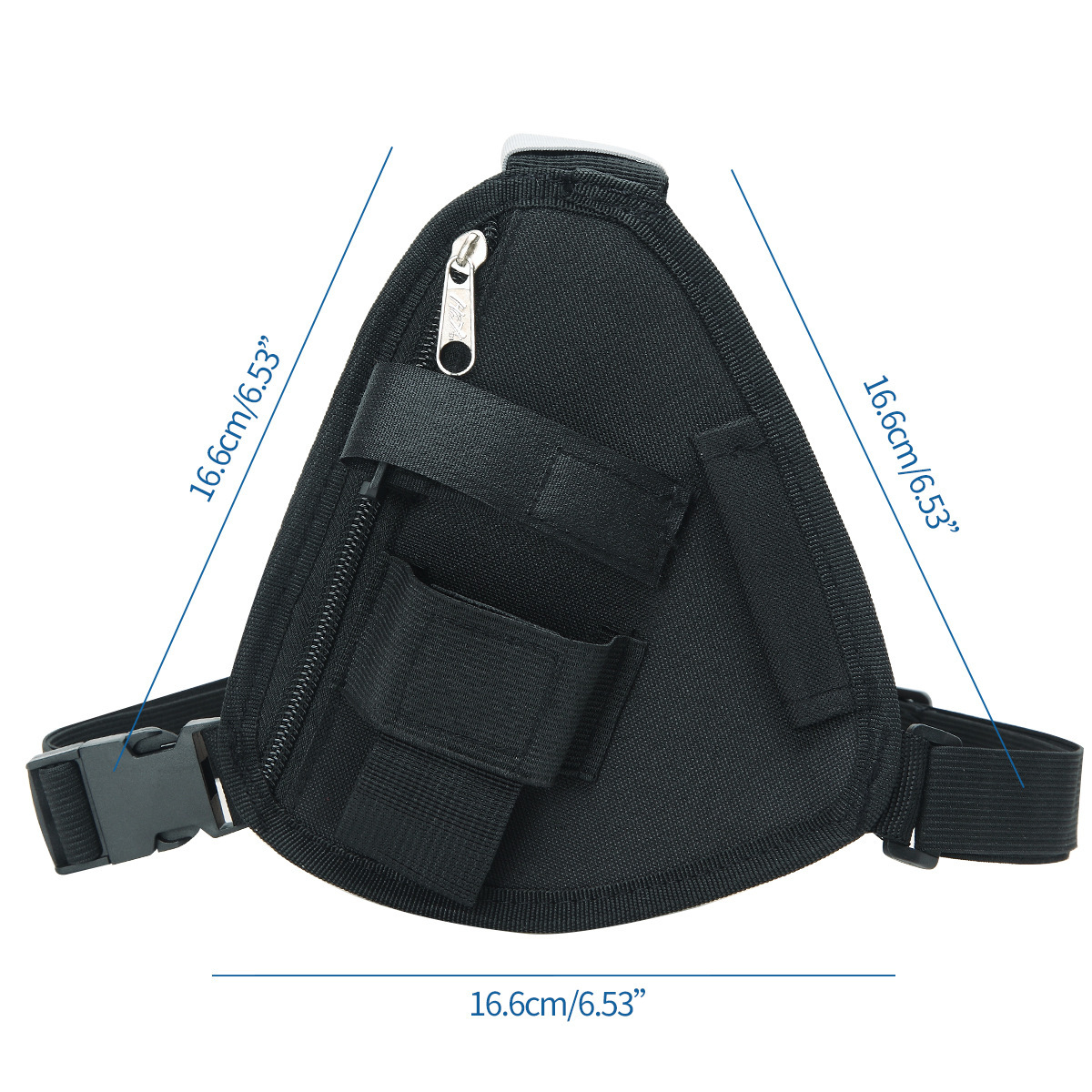 Walkie-Talkie Black Triangle Backpack Multifunctional Portable - 图片 10