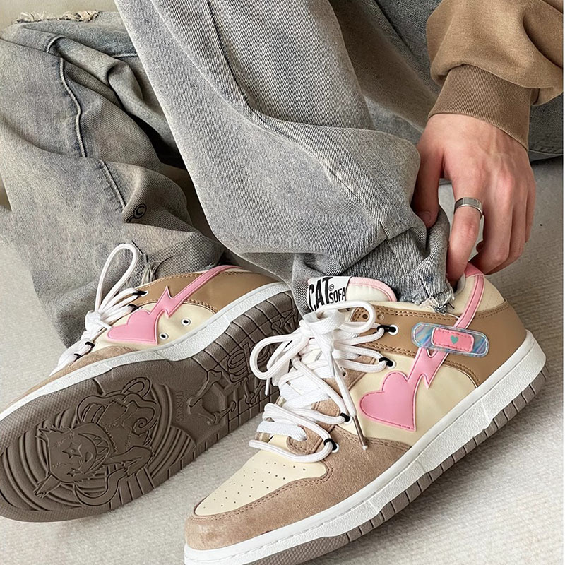 Band-Aid Niche Fashion Couple Shoes All-match Sports Skateboard Shoes - 图片 7