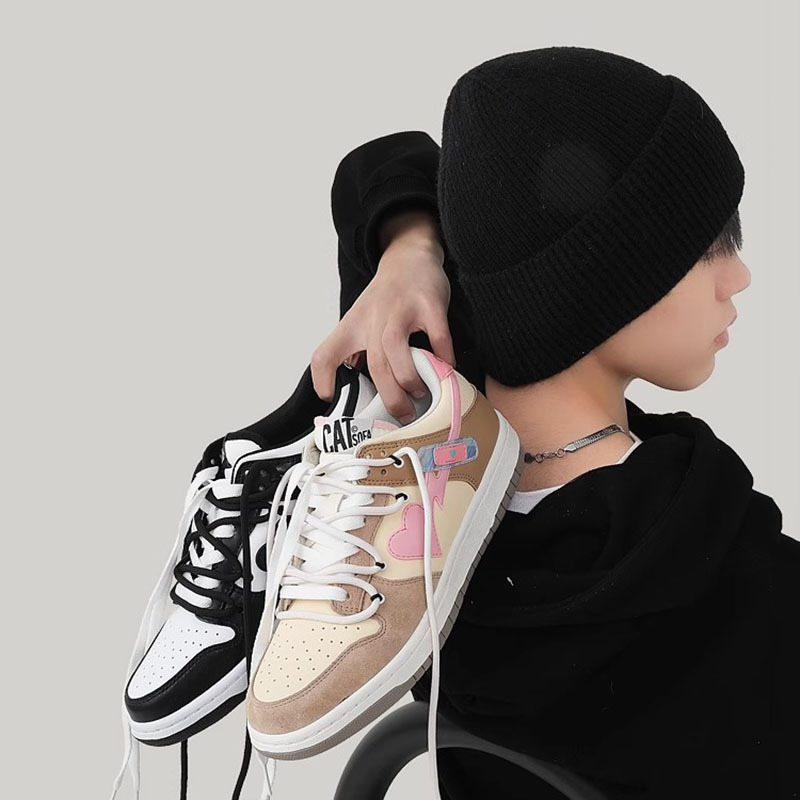 Band-Aid Niche Fashion Couple Shoes All-match Sports Skateboard Shoes - 图片 2