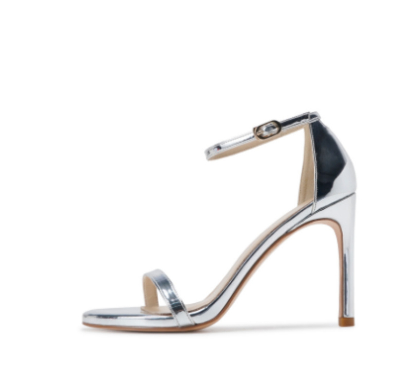 Women's Stiletto Heel Sandals With Buckle Strap - 图片 5