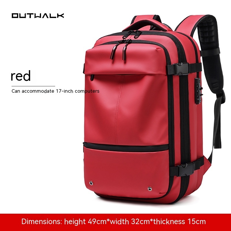 Travel Backpack Men's Business Multifunction Computer Bag Vacuum Compression Large-capacity Backpack - 图片 5