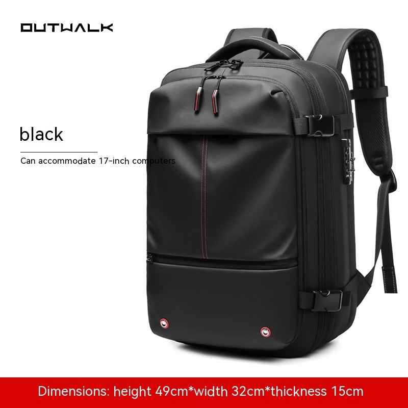 Travel Backpack Men's Business Multifunction Computer Bag Vacuum Compression Large-capacity Backpack - 图片 7
