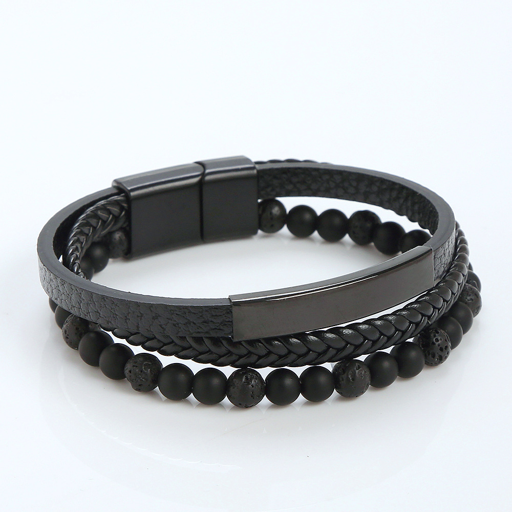 Men's Stainless Steel Bracelet Magnetic Buckle - 图片 8