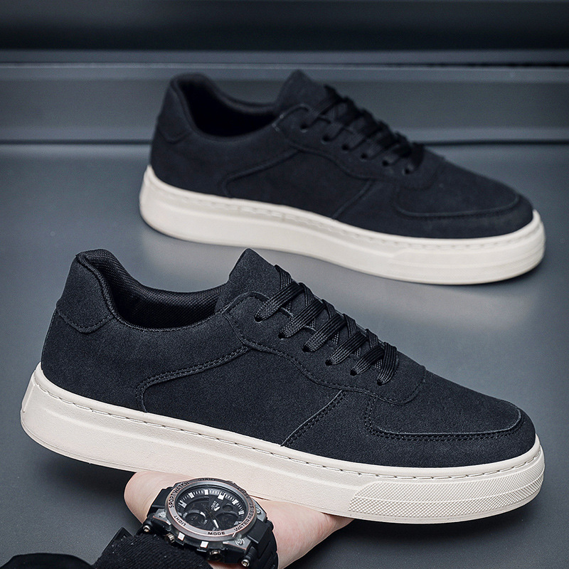 Men's Autumn And Winter Casual Shoes Vintage Skateboard Shoes Four Seasons - 图片 2