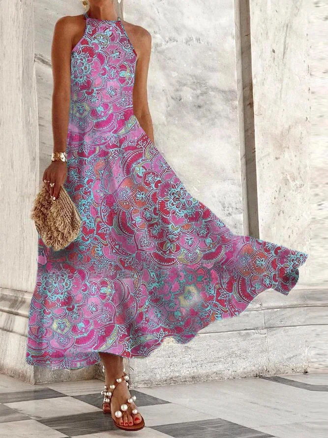 Sleeveless Female Dress Blue And White Porcelain - 图片 8