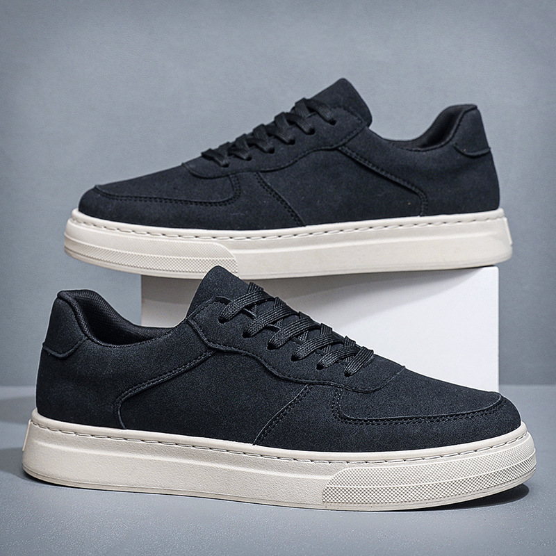 Men's Autumn And Winter Casual Shoes Vintage Skateboard Shoes Four Seasons - 图片 4