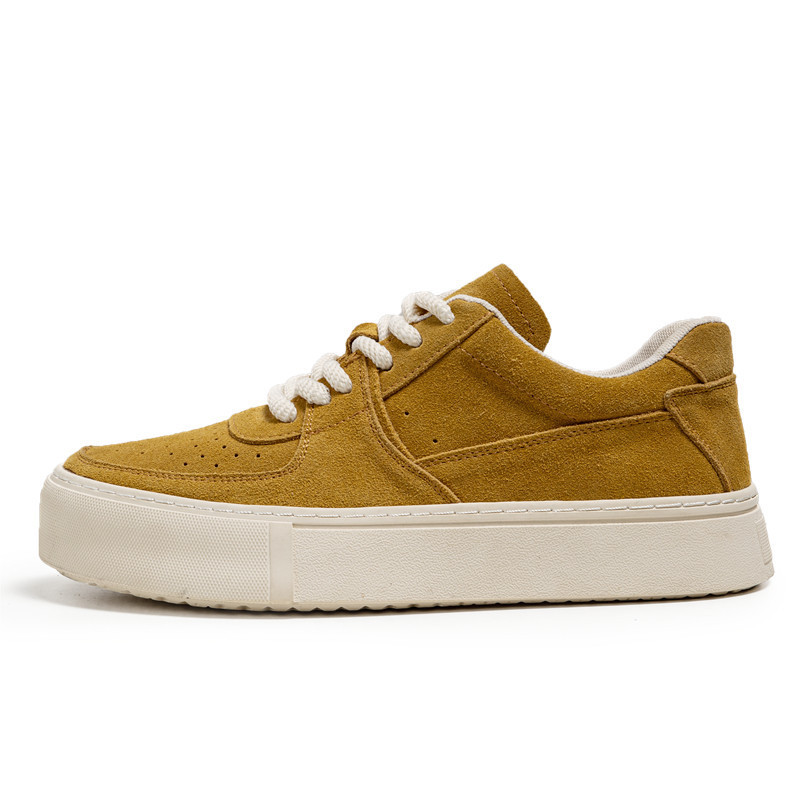 Harajuku Style For Students Sports Casual Lace-up Suede Shoes - 图片 5