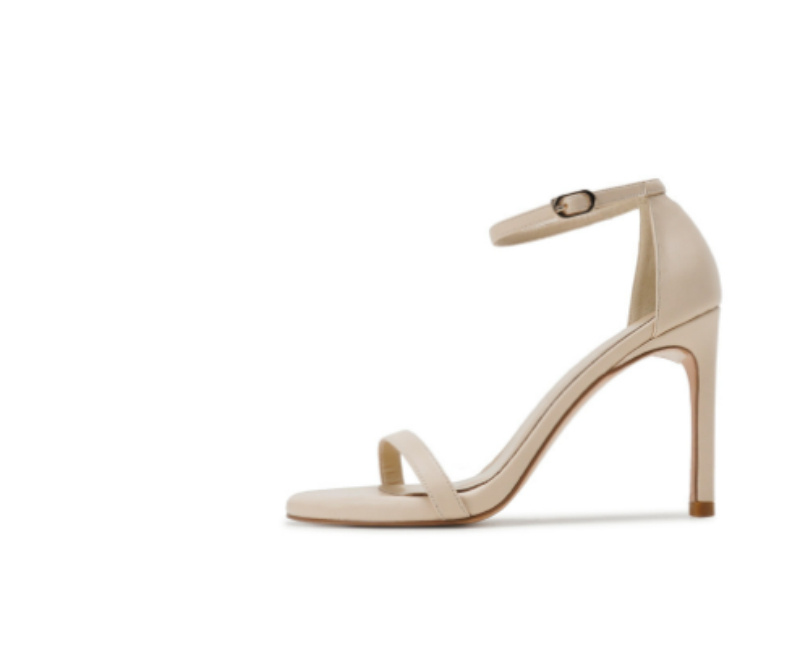 Women's Stiletto Heel Sandals With Buckle Strap - 图片 6