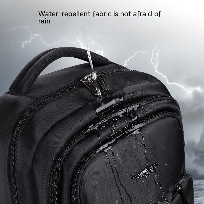 Double-layer Large Capacity Backpack Nylon Stitching - 图片 5