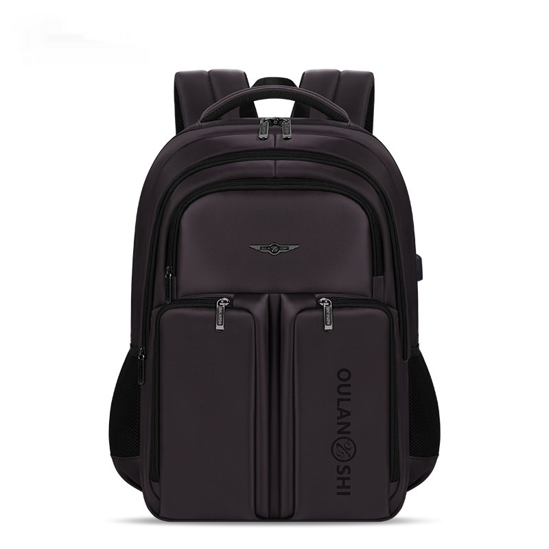 Double-layer Large Capacity Backpack Nylon Stitching - 图片 3