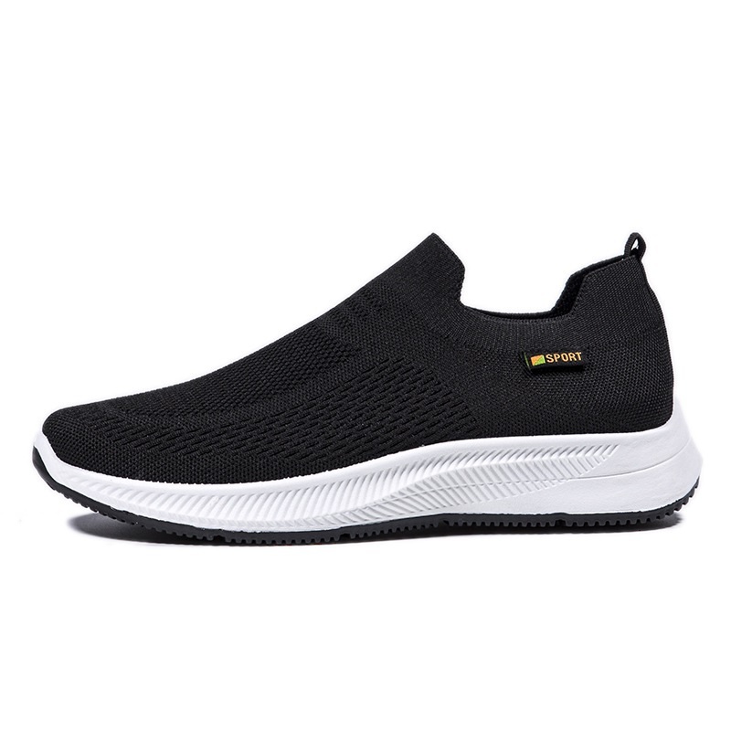 Spring Sports Leisure Cloth Shoes Flying Woven Thin Mesh Shoes - 图片 3