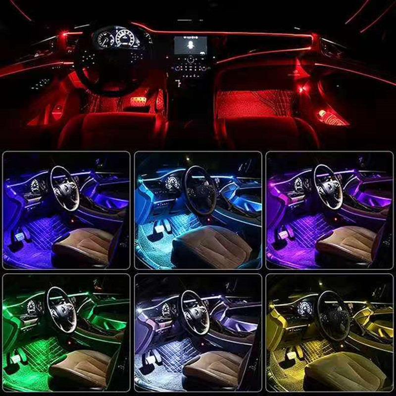 Car USB Atmosphere Light Modification Center Control Instrument Panel - 图片 5