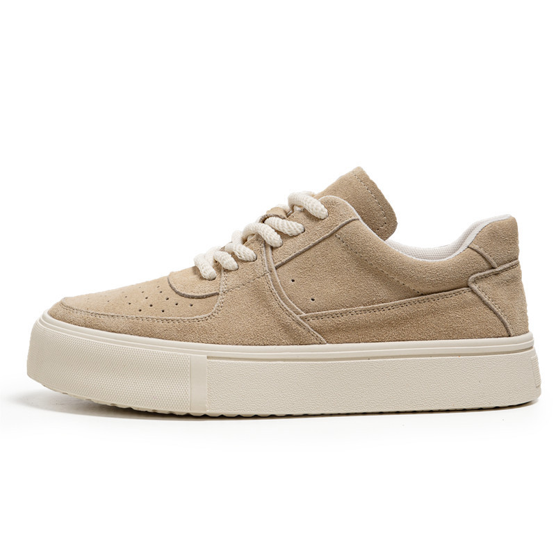 Harajuku Style For Students Sports Casual Lace-up Suede Shoes - 图片 6
