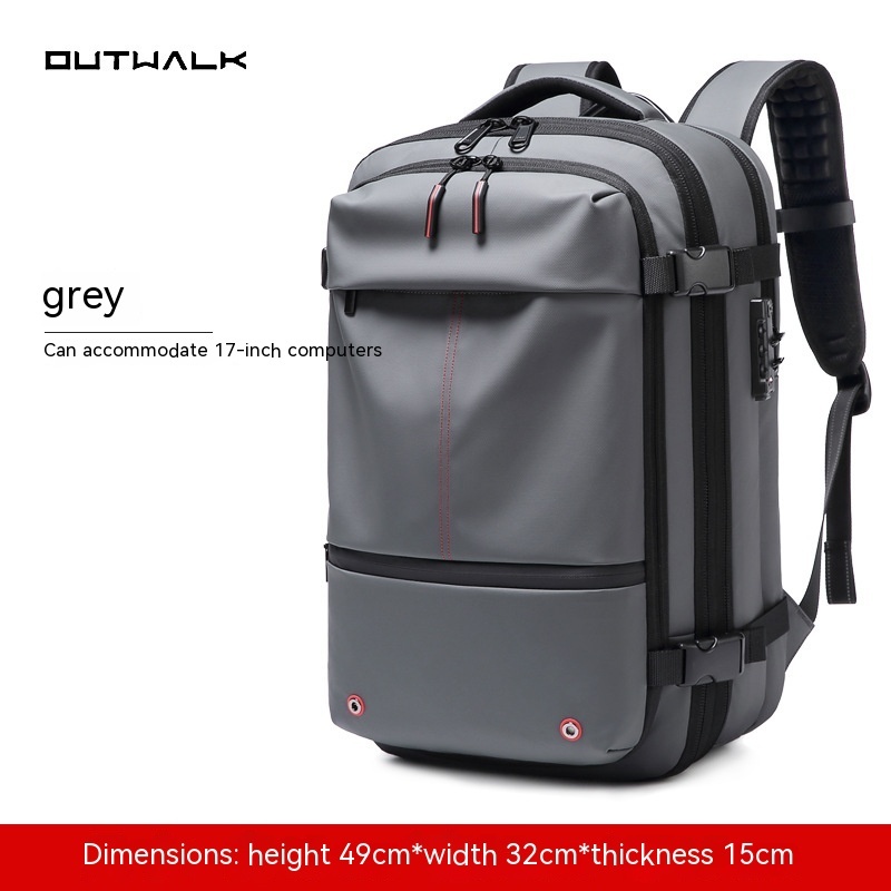 Travel Backpack Men's Business Multifunction Computer Bag Vacuum Compression Large-capacity Backpack - 图片 6
