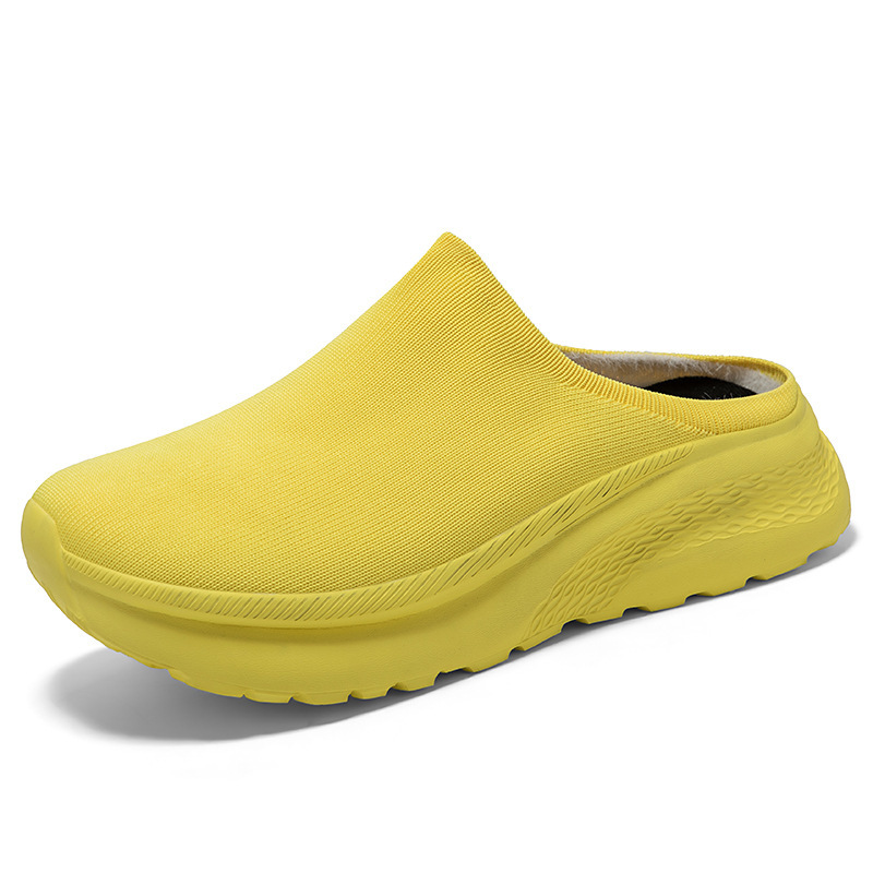 Large Double-layer Flyknit Breathable Casual Shoes With Thickened Non-slip Sole - 图片 5
