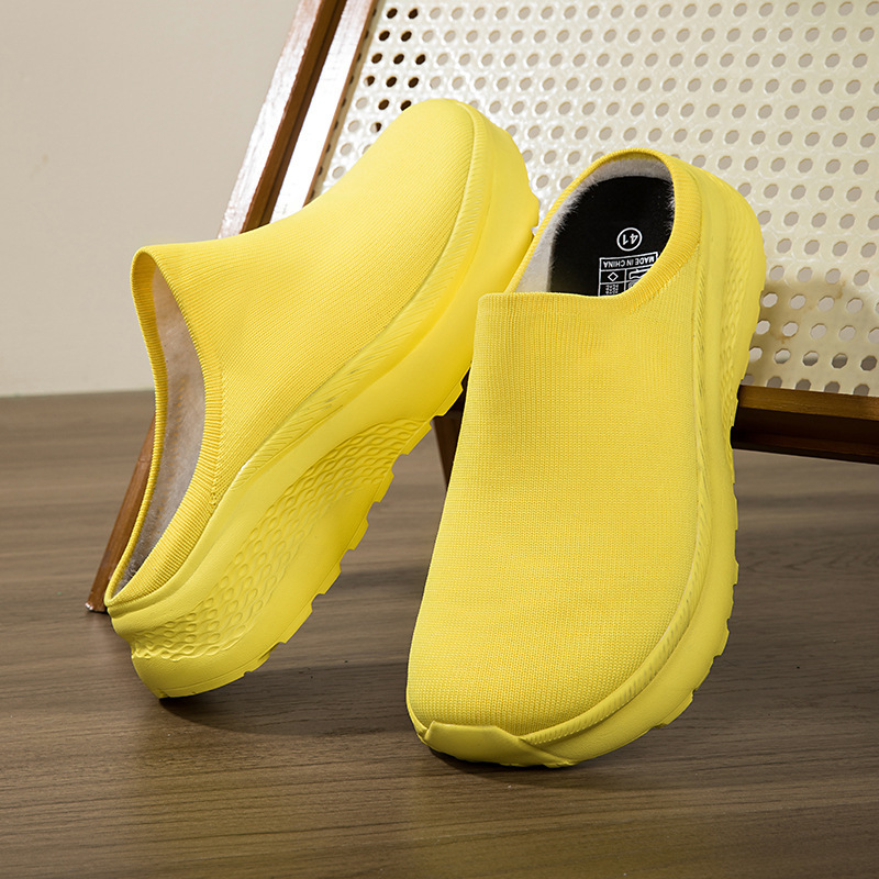 Large Double-layer Flyknit Breathable Casual Shoes With Thickened Non-slip Sole - 图片 7